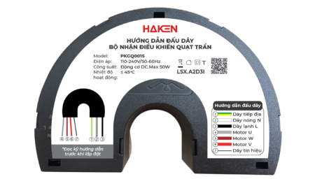 Bộ nhận điều khiển HAKEN quạt trần HK-QT05 Model PKGQ0015