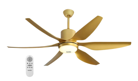 Quạt trần đèn DC 6 cánh HAKEN Model HK-QT01GD