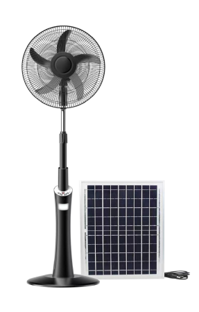 Quạt  sạc 3 trong 1 cao cấp HAKEN Model HK-RF88-18B.S