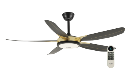 Quạt trần đèn DC 5 cánh  HAKEN Model HK-QT09B