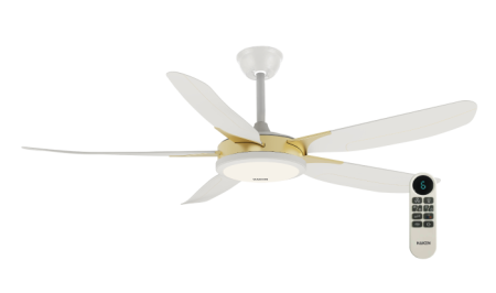 Quạt trần đèn DC 5 cánh  HAKEN Model HK-QT09W