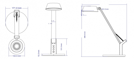 Đèn bàn LED cao cấp HAKEN Model HK-HS02