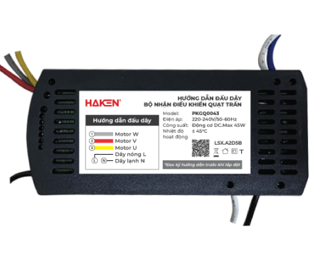 Bộ nhận HAKEN 45W dùng cho quạt trần HK-QT36