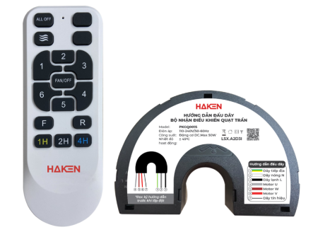 Bộ điều khiển quạt trần HAKEN Model PKGQ0014