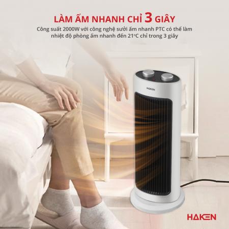 Quạt sưởi gốm HAKEN Model HK-QS28
