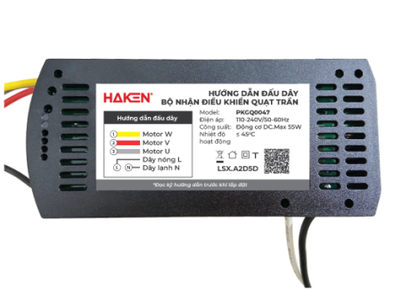 Bộ nhận HAKEN 55W PKGQ0047 dùng cho quạt trần QT05 NEW