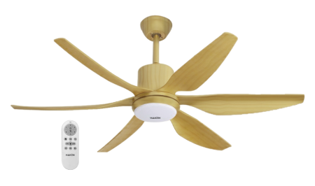 Quạt trần đèn DC 6 cánh HAKEN Model HK-QT01YW