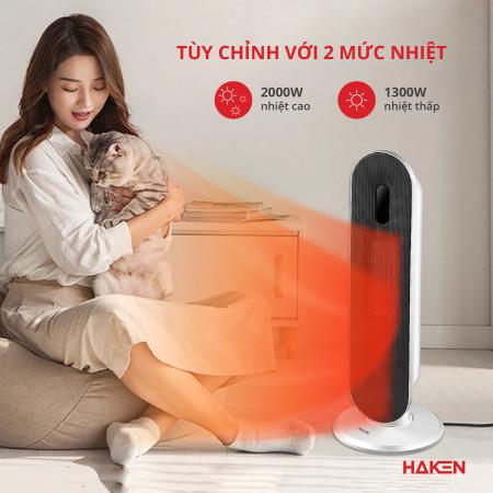 Quạt sưởi gốm HAKEN Model HK-QS26