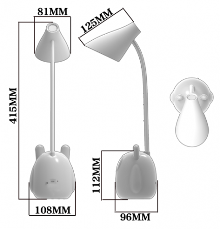 Đèn học sinh HAKEN chống cận ,Model HK-HS07