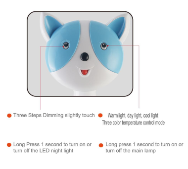 Đèn bàn LED cao cấp HAKEN Model HK-HSC3