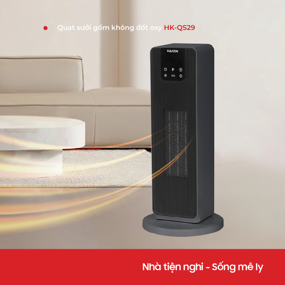 Bỏ túi 3 vị trí đặt quạt sưởi gốm an toàn, tối ưu hiệu quả sưởi ấm